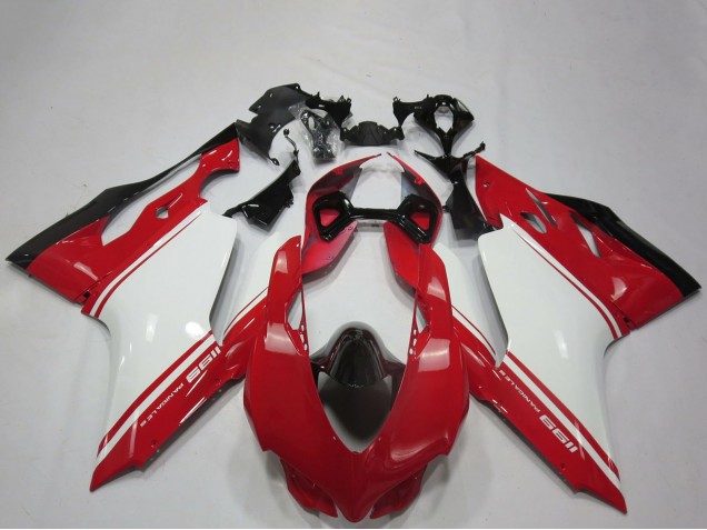 Compra Carenados Moto Ducati 1199 2011-2014 - Blanco Rojo Negro OEM Estilo