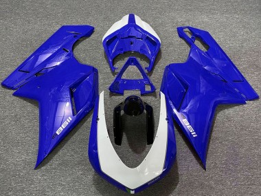 Compra Carenados Moto Ducati 1198 2007-2014 - Azul Brillante Blanco