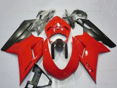 Compra Carenados Moto Ducati 848 2007-2014 - Rojo Negro Mate
