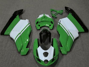 Compra Carenados Moto Ducati 749 999 2003-2004 - Blanco Verde Negro Brillante