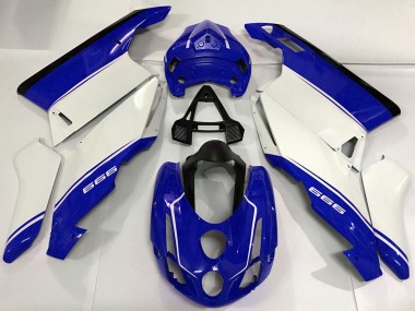 Compra Carenados Moto Ducati 999 2003-2004 - Blanco Azul Negro