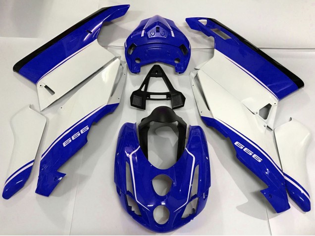 Compra Carenados Moto Ducati 999 2003-2004 - Blanco Azul Negro