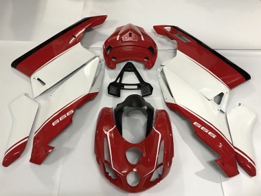 Compra Carenados Moto Ducati 999 2003-2004 - Blanco Rojo Negro