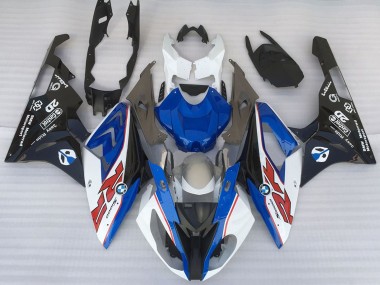 Compra Carenados Moto BMW S1000RR 2015-2016 - Blanco Azul Negro Mate OEM Estilo