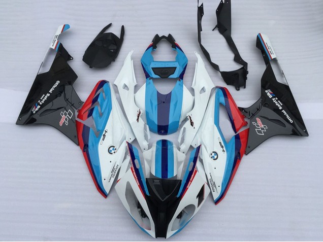 Compra Carenados Moto BMW S1000RR 2009-2014 - Blanco Rojo Azul Claro Negro Brillante OEM Estilo