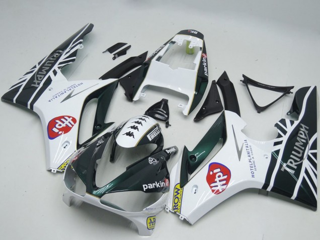Compra Carenados Moto Triumph Daytona 675 2009-2012 - Blanco Negro Brillante HPi