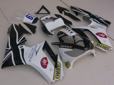 Compra Carenados Moto Triumph Daytona 675 2006-2008 - Blanco Negro Brillante Flag
