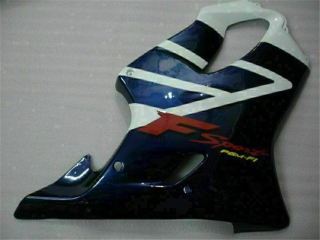Compra Carenados Moto Honda CBR600 F4i 2001-2003 - Blanco Azul Negro Raya