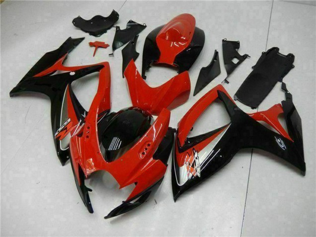 Compra Carenados Moto Suzuki GSXR 600/750 2006-2007 - Rojo Negro Brillante