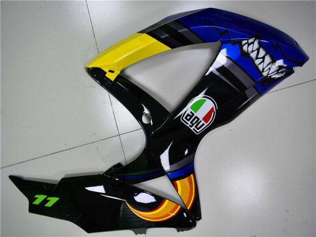 Compra Carenados Moto Suzuki GSXR 600/750 2008-2010 - Azul Amarillo Tiburón