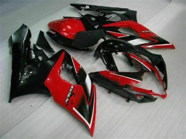 Compra Carenados Moto Suzuki GSXR 1000 2005-2006 - Rojo Negro Brillante Negro Mate
