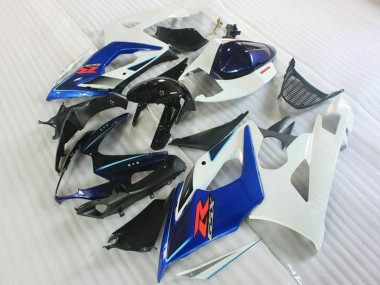 Compra Kits Carenado Moto Suzuki GSXR 1000 2005-2006 - Blanco Azul Negro Brillante