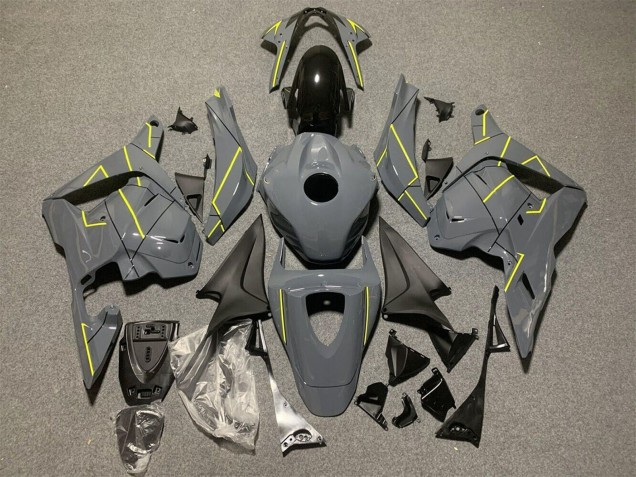 Compra Carenados Moto Honda CBR600RR 2009-2012 - Nardo Gris Oscuro Amarillo