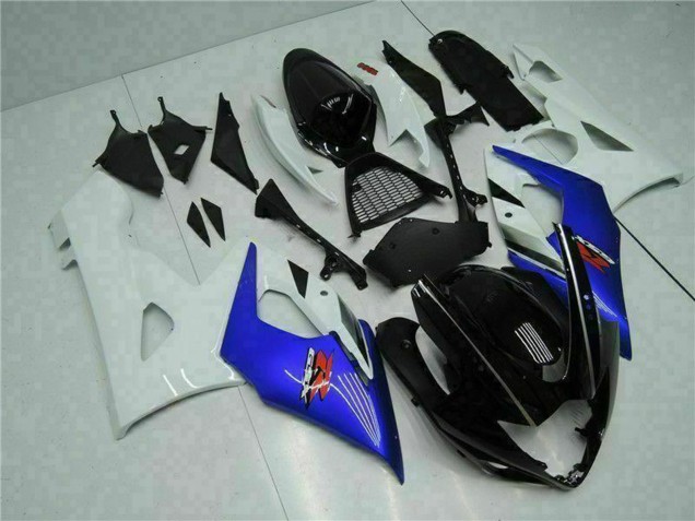 Compra Carenado Moto Suzuki GSXR 1000 2005-2006 - Blanco Azul Negro Brillante