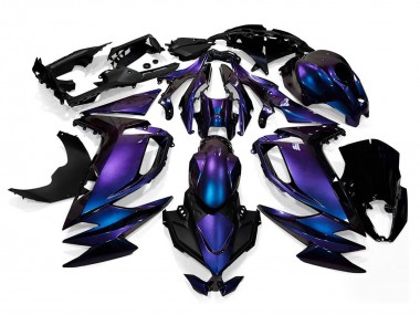 Compra Carenados Moto Kawasaki Ninja 650 EX650 2020-2025 - Camaleón Azul Púrpura