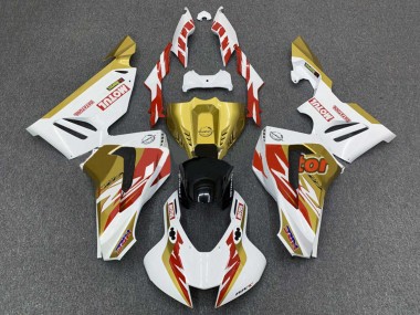 Compra Carenados Moto Honda CBR1000RR-R 2020-2023 - Blanco Rojo Oro Motul