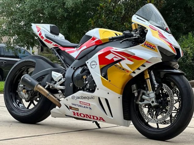 Compra Carenados Moto Honda CBR1000RR-R 2020-2023 - Blanco Rojo Oro Motul HRC