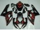 Compra Carenados Moto Suzuki GSXR 1000 2005-2006 - Rojo Plata Negro Brillante