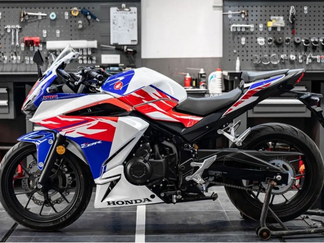 Compra Carenado Moto Honda CBR400R 2022 - Blanco Rojo Azul