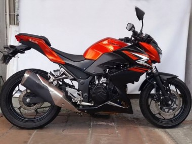 Compra Carenados Moto Kawasaki Z250/Z300 2015-2016 - Naranja Rojo Negro Mate