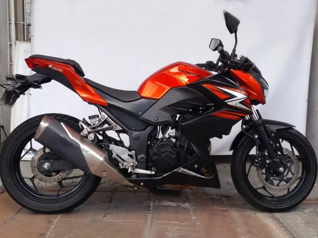 Compra Carenados Moto Kawasaki Z250/Z300 2015-2016 - Naranja Rojo Negro Mate