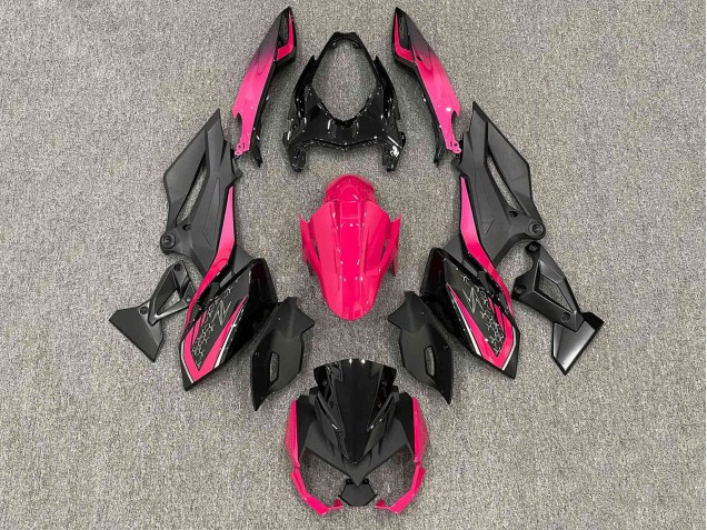 Compra Carenados Moto Kawasaki Z400 2018-2024 - Negro Mate Bright Rosa