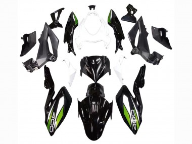 Compra Carenados Moto Kawasaki Z400 2018-2024 - Blanco Negro Brillante Verde