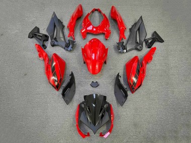 Compra Carenados Moto Kawasaki Z400 2018-2024 - Rojo Negro Mate