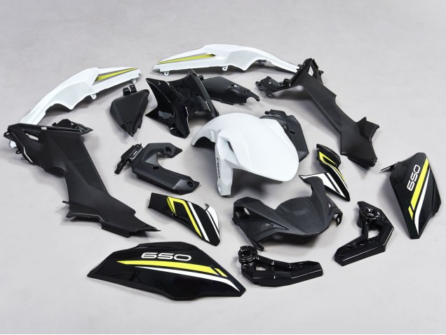Compra Carenados Moto Kawasaki Ninja Z650 2017-2019 - Negro Blanco Amarillo