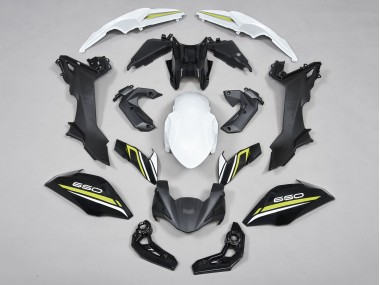 Compra Carenados Moto Kawasaki Ninja Z650 2017-2019 - Negro Blanco Amarillo