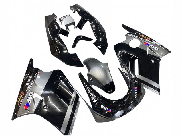 Compra Carenados Moto Kawasaki ZXR250 1989-1990 - Negro Brillante Gris Elf Touch4 Bridgestone