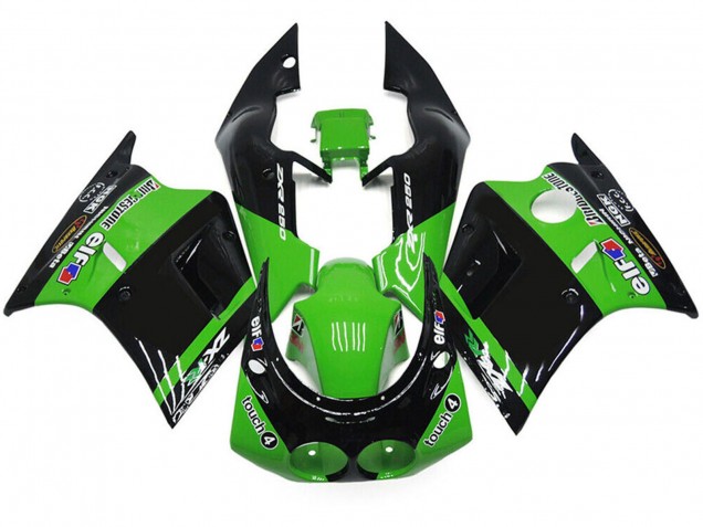 Compra Carenados Moto Kawasaki ZXR250 1989-1990 - Verde Negro Brillante Elf Touch4 Bridgestone