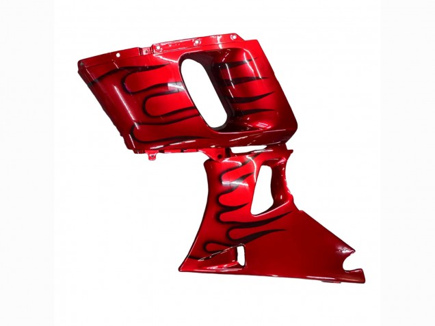 Compra Carenados Moto Kawasaki ZZR400 1993-2007 - Rojo Negro Llama