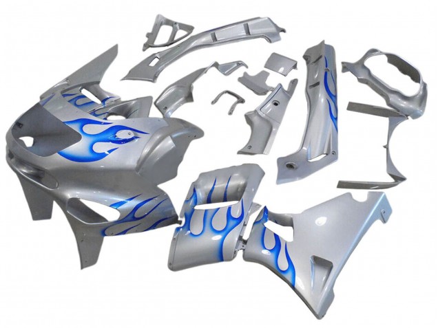 Compra Carenados Moto Kawasaki ZZR600 1998-2003 - Blanco Azul Llama
