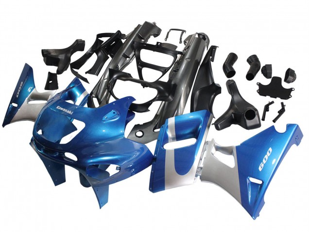 Compra Carenados Moto Kawasaki ZZR600 1998-2003 - Azul Plata Negro