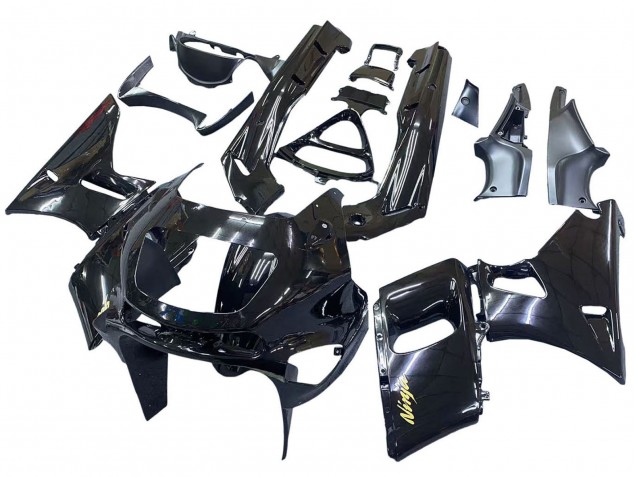 Compra Carenados Moto Kawasaki ZZR600 1998-2003 - Negro Brillante Oro Ninja