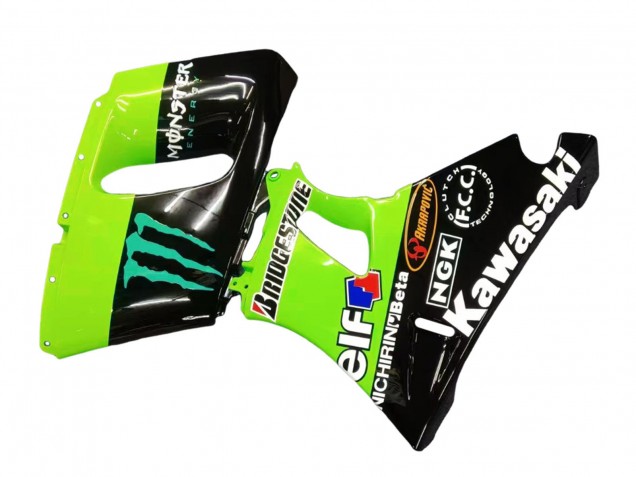 Compra Carenados Moto Kawasaki ZZR600 1998-2003 - Verde Negro Brillante Azul Monstruo Elf Touch4 Bridgestone