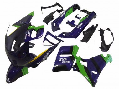 Compra Carenados Moto Kawasaki ZZR600 1998-2003 - Verde Azul Oscuro Púrpura Trick Star EVA Racing