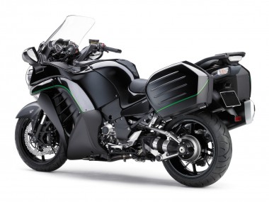 Compra Carenados Moto Kawasaki GTR1400/ZG1400 2007-2009 - Negro Mate Verde Línea