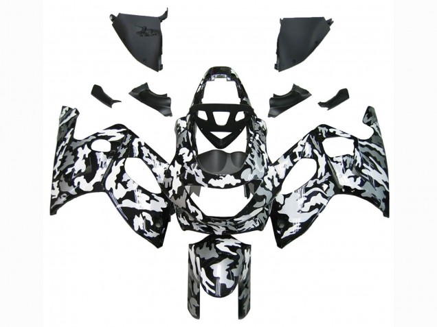 Compra Carenados Moto Yamaha YZF600R Thundercat 1996-2007 - Negro Blanco Gris Camouflage