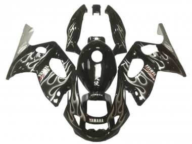 Compra Carenados Moto Yamaha YZF600R Thundercat 1996-2007 - Negro Brillante Plata Llama