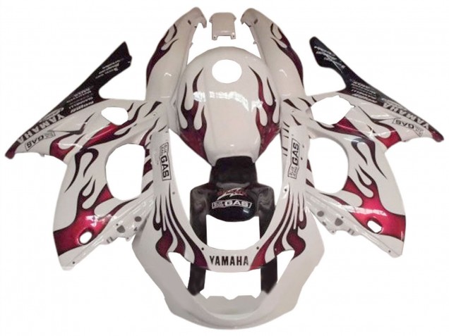 Compra Carenado Moto Yamaha YZF600R Thundercat 1996-2007 - Blanco Rojo Oscuro