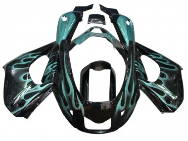 Compra Carenados Moto Yamaha YZF 1000R Thunderace 1997-2007 - Negro Brillante Azul Llama