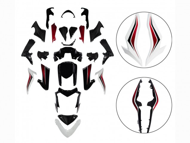Compra Carenados Moto Suzuki GSX-S 1000 2015-2020 - Negro Rojo Blanco
