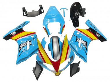 Compra Carenados Moto Suzuki SV650 2003-2013 - Azul Amarillo Rojo Plata Tiburón