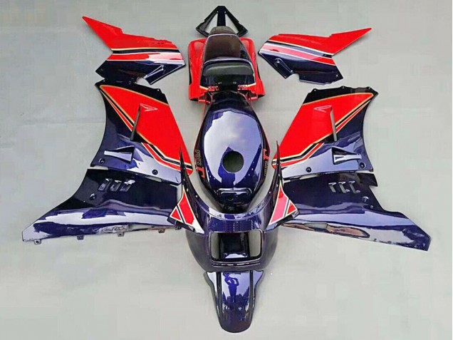 Compra Carenados Moto Suzuki RG400 RG500 RG400/500 1984-1987 - Azul Oscuro Brillante Rojo