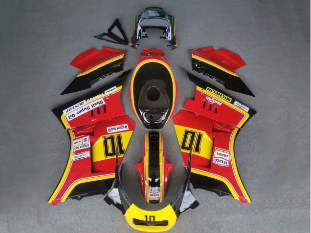 Compra Carenados Moto Suzuki RG400 RG500 RG400/500 1984-1987 - Rojo Amarillo Negro 10