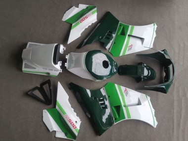 Compra Carenados Moto Suzuki RG400 RG500 RG400/500 1984-1987 - Blanco Verde Oscuro