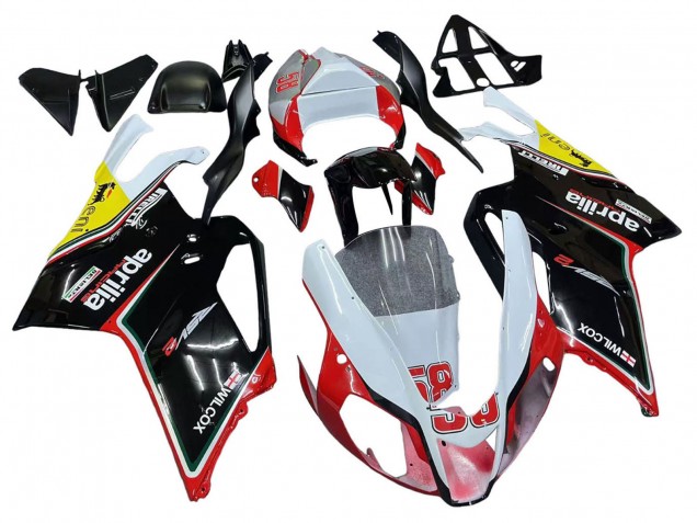 Compra Carenados Moto Aprilia RSV1000 2003-2006 - Blanco Rojo Negro Amarillo 58