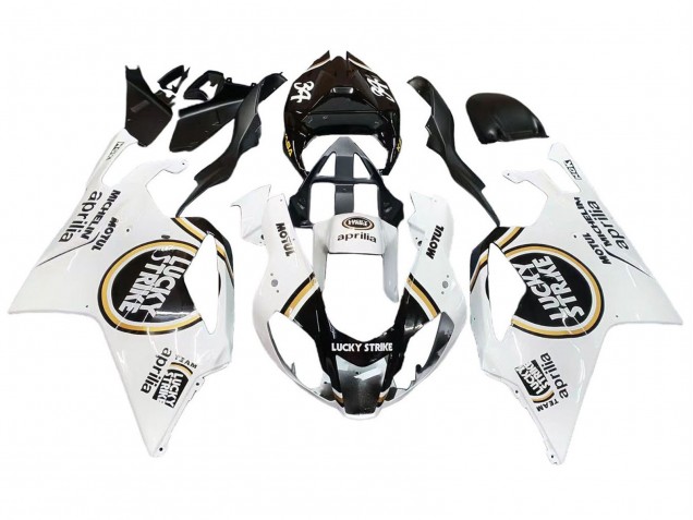 Compra Carenados Moto Aprilia RSV1000 2003-2006 - Blanco Negro Lucky Strike Motul Michelin